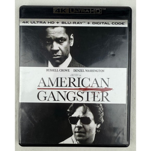 American Gangster 4K Ultra HD + Blu-ray + Digital Denzel Washington - Picture 1 of 5